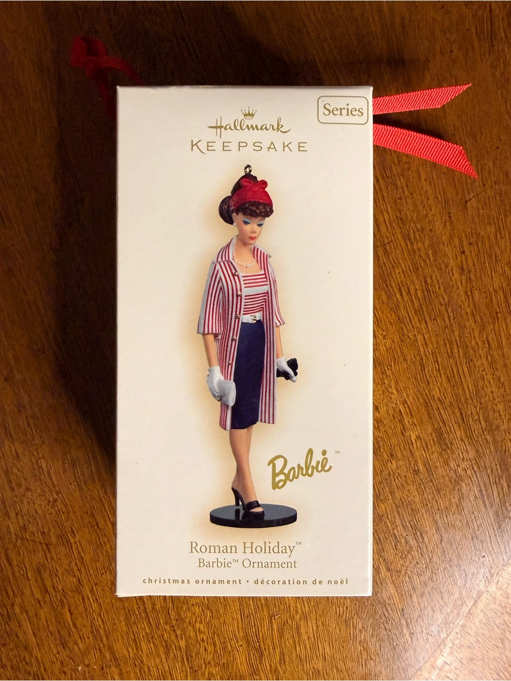 Hallmark Barbie as Roman Holiday 2007 Ornament New
